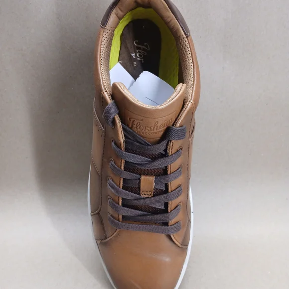 Florsheim Tan Leather Sneakers - Picture 4 of 13